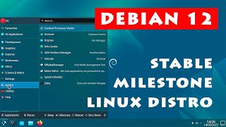 Debian 12 Milestone Linux Distro [upl. by Mcintosh]