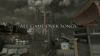 All COD Zombie Game Over Songs Nacht Der Untoten  Mob Of The Dead [upl. by Plossl]