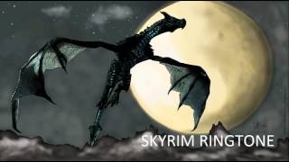 Skyrim Ringtone  Dragonborn [upl. by Anitteb]