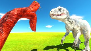 INDOMINUS REX vs Every Carnivore  Animal Revolt Battle Simulator [upl. by Giovanni]