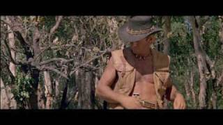 Mis Escenas Favoritas de Cine Cocodrilo Dundee Crocodile Dundee1986  Por Mikonos [upl. by Schatz224]