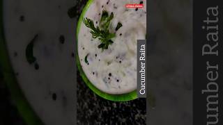 Kheera Raita  shorts youtubeshorts raita cucumber koshimbir [upl. by Wedurn]