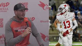 10182024 quotCoach Philip Rivers previews Pensacola High Schoolquot  St Michael Catholic High School [upl. by Artkele]