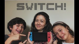 MOM SAID YES  an unofficial unboxing of the nintendo switch [upl. by Lashoh863]