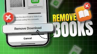 How to Remove Books from Apple Books on iPhone  Delete PDFs and Ebooks from iPhone Books App [upl. by Nylahsoj567]