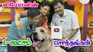 🐶🎉Thankyou to all for this 100k subscribers 🥰oct labrador 100ksubscribers doglover [upl. by Ostler]