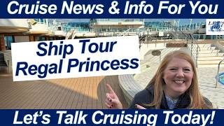 CRUISE NEWS Regal Princess Ship Tour June 2024 Lido Deck Main Dining Room Piazza Bar Pool Stateroom [upl. by Michelsen50]