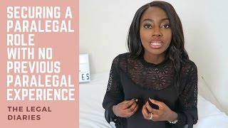 How I secured a paralegal role with no previous paralegal experience  The legal diaries [upl. by Ruford]