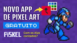 Novo programa leve e gratuito para fazer Pixel Art Fim do Piskel [upl. by Alegnat851]