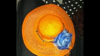 Simply Adorned  Fascinator and Straw Hat Made Pretty [upl. by Stetson]