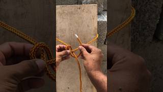 Simple Knot In Our Daily life snake knot camping survivalskills [upl. by Gambrill]