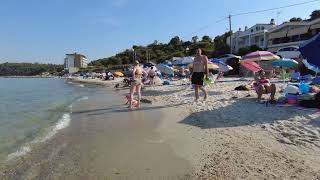 Kallithea Beach Waves Discovering Halkidikis Beaches 4K 2024 [upl. by Valerye]