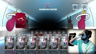 NBA 2K14 Next Gen MyTEAM  FACECAM Miami Heat Pack Opening PS4 [upl. by Bea]