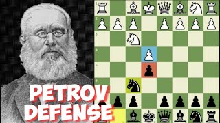 How to Play Petrov Defense Russian Defense  Best Chess Openings for Black [upl. by Doig]