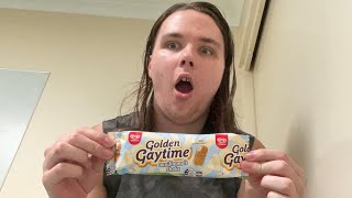 VANILLA SHAKE  Golden Gaytime Vanilla Malt Shake Flavour Review [upl. by Rabbaj]