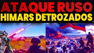 🔴FUERZA RUSA DESTROZA 12 MSILES HIMARS UCRANIANOS 🔴 [upl. by Hnirt]