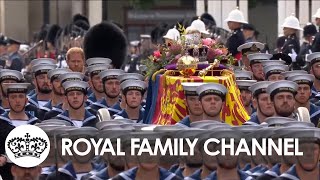 LIVE The State Funeral Procession of Her Majesty The Queen [upl. by Avle]