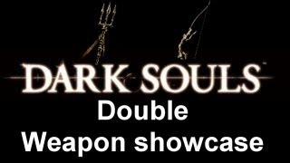 Dark souls Double weapon showcase Channelers trident amp Darkmoon bow [upl. by Ericksen]