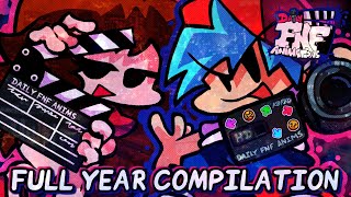 Daily FNF Animations  Full Year Compilation [upl. by Adnilab]