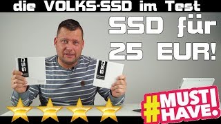 25 EUR  die 60GB VolksSSD für alle  VolksSSD vs Microsoft Surface SSD  lohnt es sich [upl. by Ysset199]