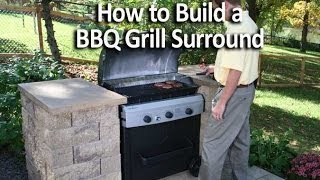 How to Build an Outdoor Kitchen or BBQ Grill Surround [upl. by Anisah376]