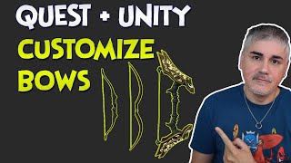 Unity XR  How to change the way the bow looks in your Quest games using VRIF [upl. by Gavriella355]