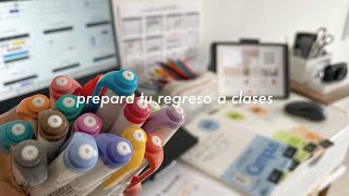 prepara tu regreso a clases orden depuración y planificación [upl. by Aserej861]