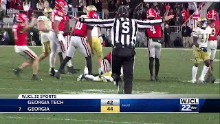 GEORGIA VS GEORGIA TECH highlights [upl. by Ainola]