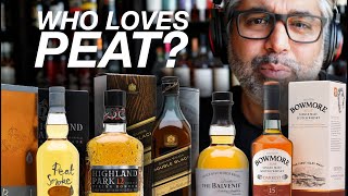 5 Amazing Peaty Whiskies For BEGINNERS [upl. by Aivle]