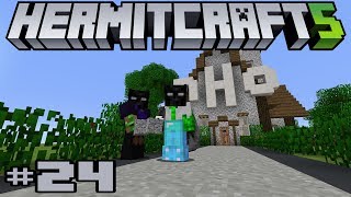 HERMITCRAFT SEASON 5 MINECRAFT 24  NEW NHO BASE ISLAND OF DOOM NHO [upl. by Leonardo]