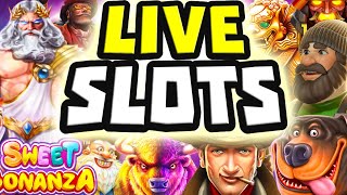 🔴 RANDOM MICHAEL LIVE SLOTS amp BIG WINS 🔥 BONUS BUYS NEW BIG BASS BONANZA SLOT🔴 [upl. by Nilatak]