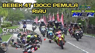 FINAL BEBEK 4T sd 130cc PEMULA RIAU MELAYU CUP RACE ROUND 1 SIAK 2024 [upl. by Marb]