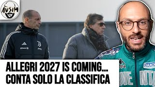 Allegri 2027 permanenza e rinnovo dipendono solo da punti e classifica  Avsim [upl. by Acihsay]