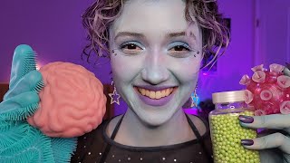 ASMR Alien Probes Massages amp Smoothes Your Brain 🧠 layered sounds personal attention [upl. by Yesnil]