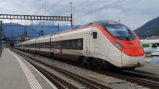 SBB RABe 501 Giruno abfahrt in Bellinzona [upl. by Guyon]