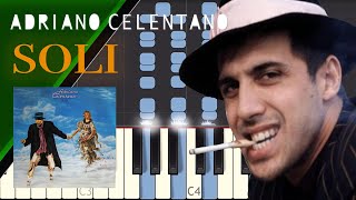 Adriano Celentano  Soli TUTORIAL SYNTHESIA [upl. by Dougie637]