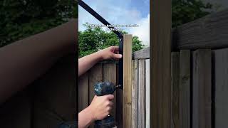 Step by step guide to Cat Proof your gate with ProtectaPet 😻 cats catfence [upl. by Ynalem]