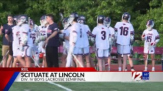 North Smithfield Lincoln advance to Div IV boys lacrosse finals [upl. by Erdah761]