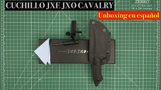 Cuchillo JXE JXO Cavalry  caballería  Unboxing en español [upl. by Alrac]