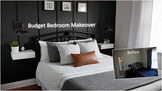 DIY Bedroom Makeover 250 Budget [upl. by Evelinn]