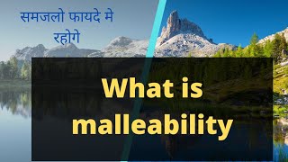 what is malleability shorts chemistry [upl. by Ahsinhoj]