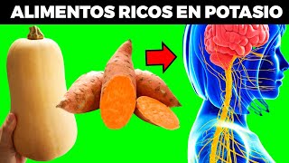 15 alimentos ricos en potasio para tu SISTEMA NERVIOSO Y PREVENIR OSTEOPOROSIS aparte del plátano [upl. by Auric]