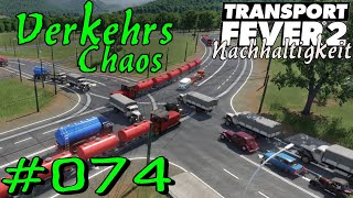 Verkehrs Chaos  Transport Fever 2 S5 074 Gameplay German Deutsch [upl. by Amalie]