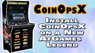 CoinOpsX on a new AtGames Legends Machine with New Firmware [upl. by Klug]