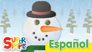 Soy Un Muñeco De Nieve  Canciones Infantiles De Navidad  Super Simple Español [upl. by Tosch]