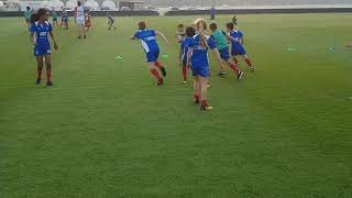 Rugby école exercice Passe à 10 [upl. by Emelen142]