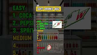 Can You Name These 10 Soft Drink Logos 🥤 soda softdrink quiz quiztime [upl. by Yousuf]