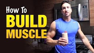 How To Build Muscle Drink This Incredible Mass Building Smoothie Daily [upl. by Sedaiuqlem]