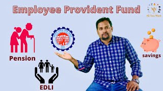 What is PF  Employee Provident FundDetail Telugu  🤷‍♂️ [upl. by Seek]