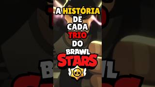 A HISTÓRIA de CADA TRIO Parte 3 brawlstars shorts [upl. by Crifasi322]